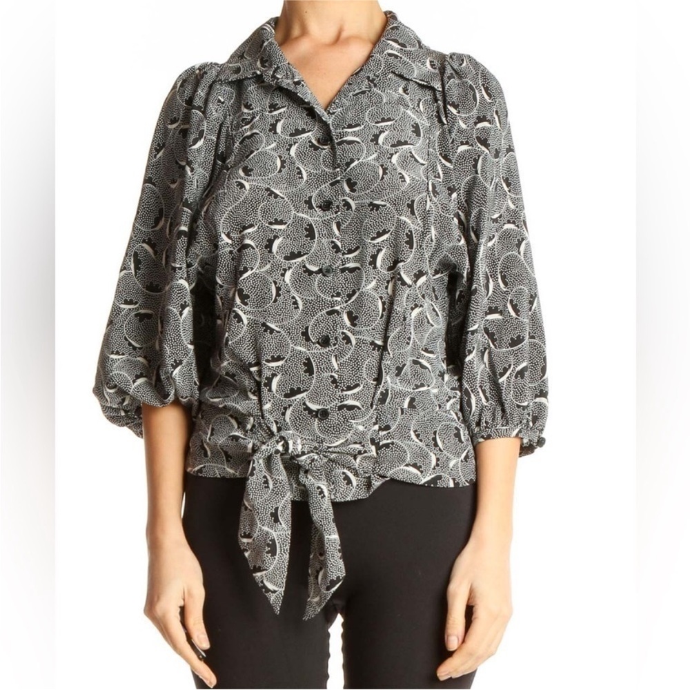 Anthropologie 100% silk blouse.